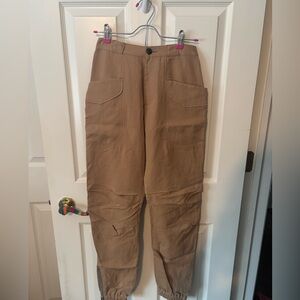 Rag and Bone cargo joggers with zipper
